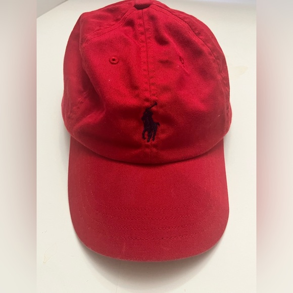 Polo by Ralph Lauren Red and Blue Hat Classic Style w/adjustable strap - Picture 5 of 8